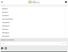 Tablet Screenshot of pacificepiphyllum.com